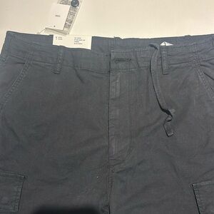 Uniqlo black cargo pants. New with tags.